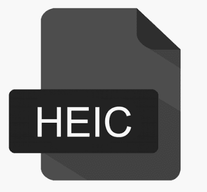 HEICと書かれた一般的なファイルアイコン